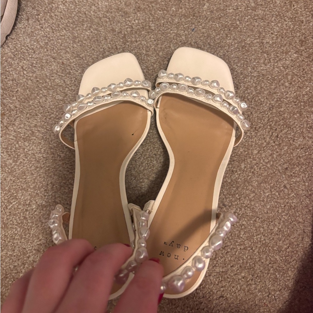 A new day pearl heels